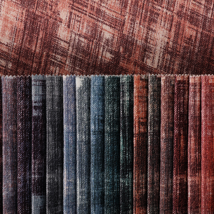 Strip holland fabric , New design holland velvet for furniture