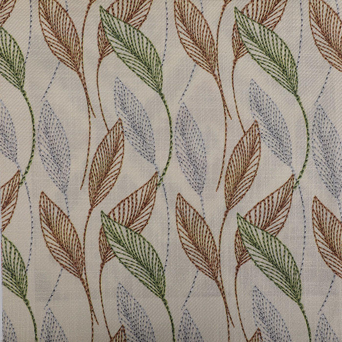 Printed linen fabric, geometric print design for sofa fabric 