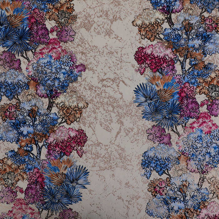 Hot foil print for sofa fabric, golden print velvet upholstery for hometextile