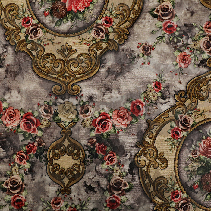 Jacquard 100%polyester african print design for sofa fabric