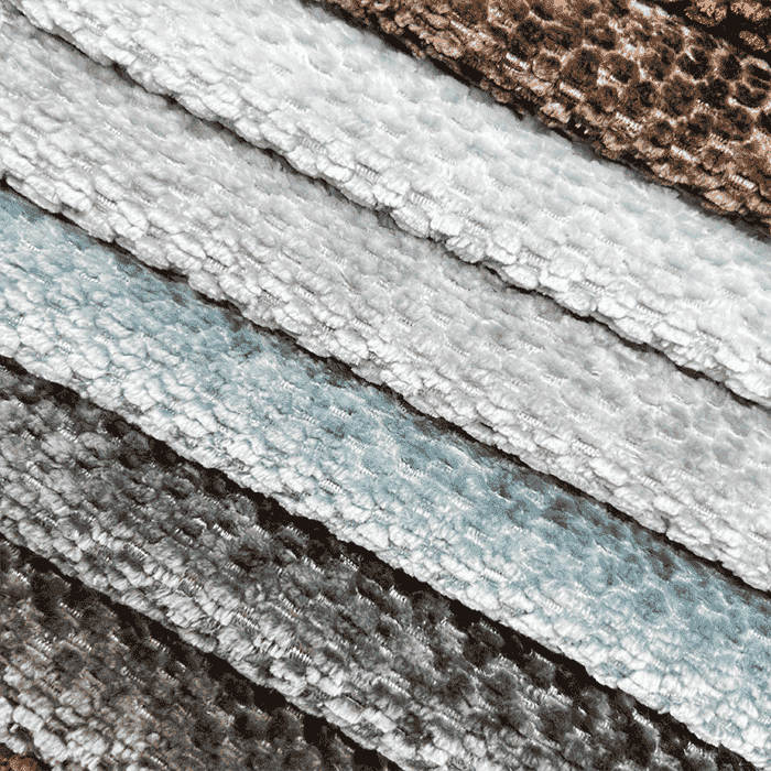 Luxury chenille sofa velvet, high quality chenille plain fabric for furniture textile 