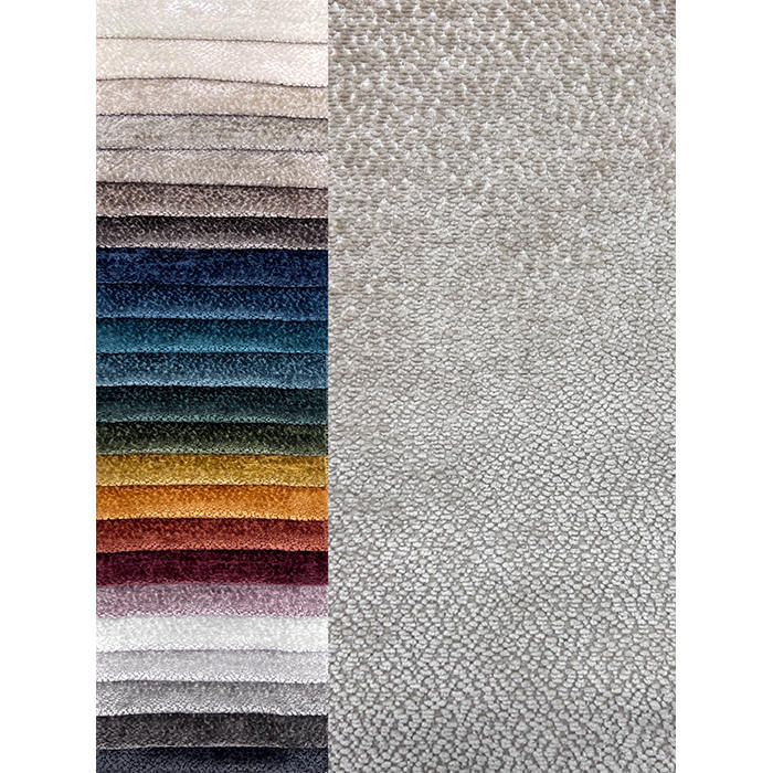 Modern 100% Polyester Plain Upholstery Sofa Fabric Jacquard Chenille Fabric for Sofa and Furniture