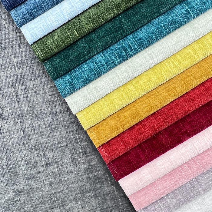 Hot Sale New Style Chenille Polyester Soft Sofa Upholstery Manufacturer Chenille Fabric