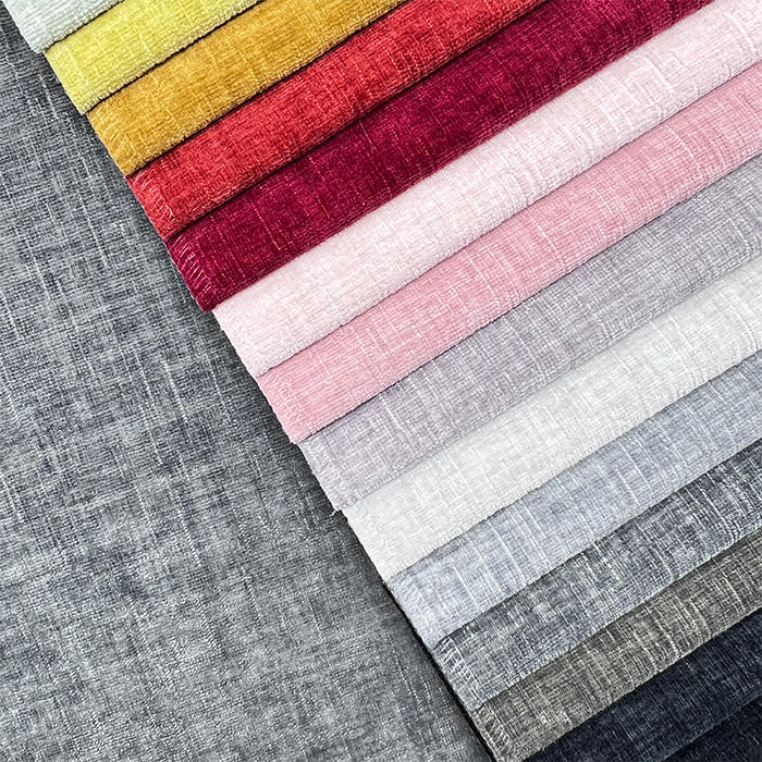 Hot Sale New Style Chenille Polyester Soft Sofa Upholstery Manufacturer Chenille Fabric