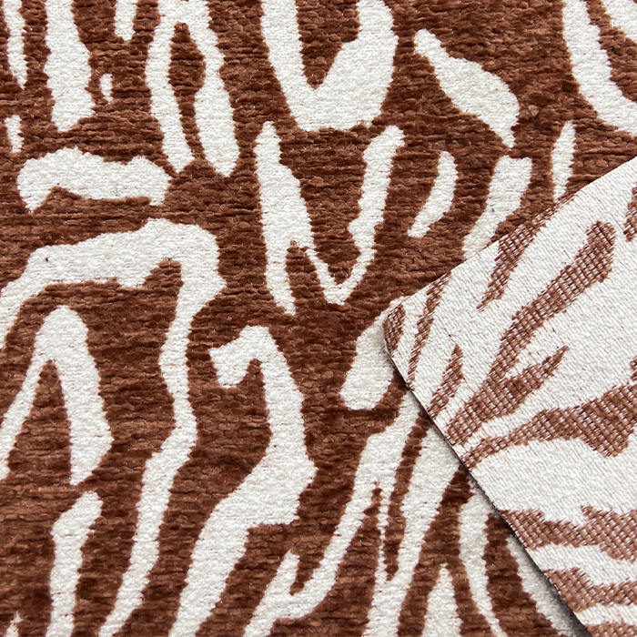 Manufacture Wholesale Chenille Luxury Microfiber Chenille Shaggy Printed Fabric Polyester
