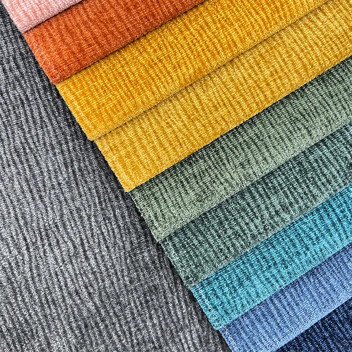 New Develop 100% Polyester Woven Furniture Printed Sofa Fabric Jacquard Chenille Upholstery Fabric