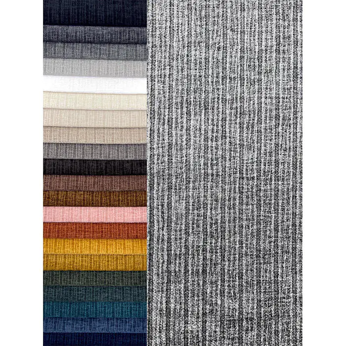 Manufacture Wholesale Chenille Sofa Material Textured Chenille Fabric