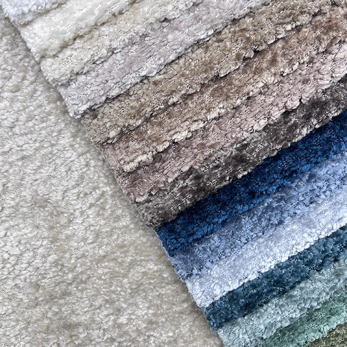 Factory Direct 100% Polyester Woven Dyed Upholstery Fabric Jacquard Chenille Sofa Fabric for Wholesale