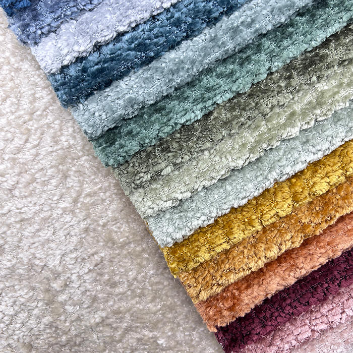 Factory Direct 100% Polyester Woven Dyed Upholstery Fabric Jacquard Chenille Sofa Fabric for Wholesale
