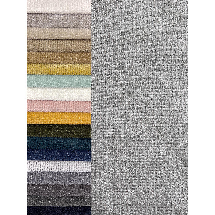 New Woven Fabric for Furniture Sofa Chenille Fabric Upholstery Fabric Linen Look Polyester Chenille for Home Textile