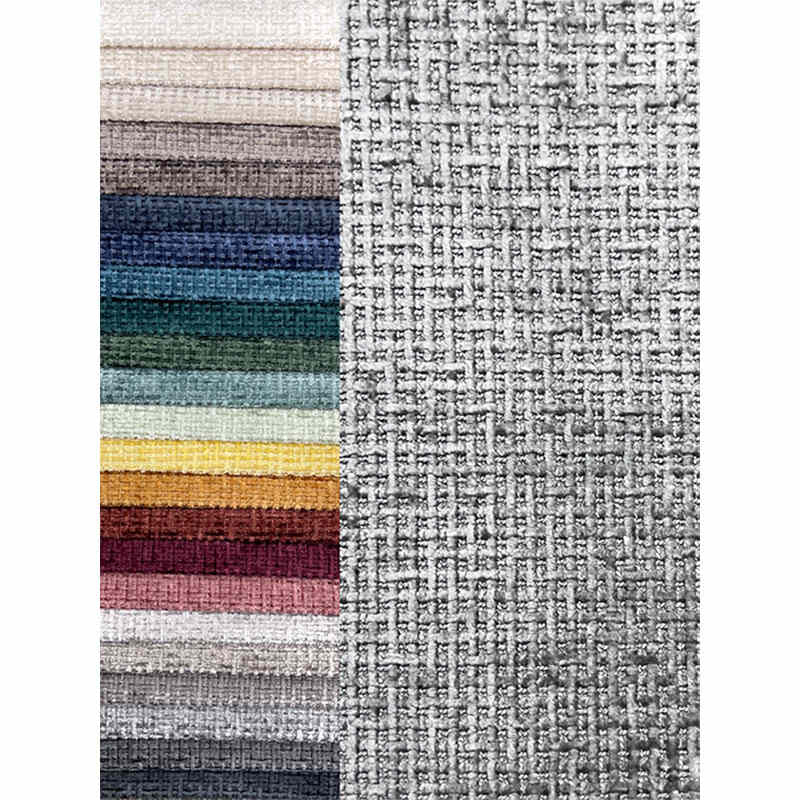 High Quality Heavy Weight Plain Woven Sofa Fabric Hometextile Furniture Upholstery Chenille Fabric for Sofa