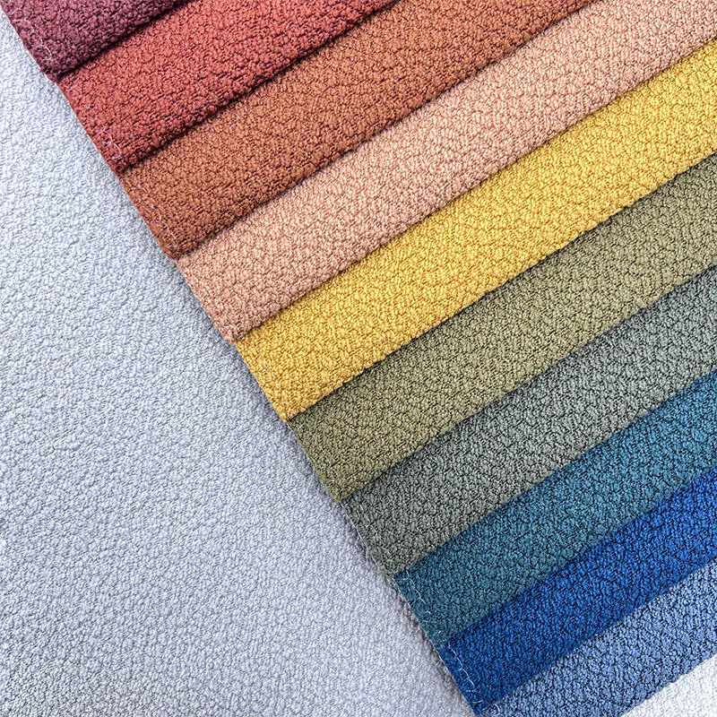 Good Quality Chenille Upholstery Jacquard Loop Chenille Fabric for Sofa