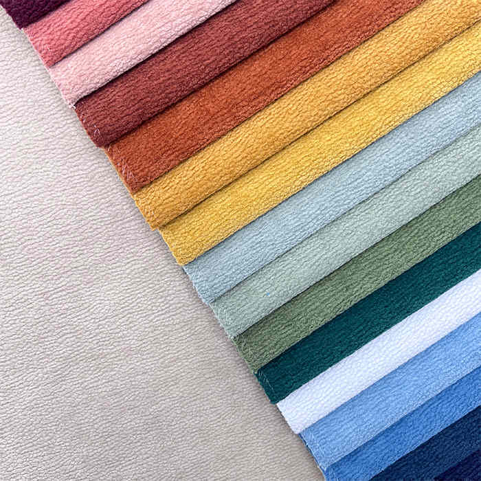 Hot Sale Different Colour Upholstery Jacquard Chenille Designer Chenille Fabric Polyester