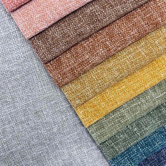 Wholesale Chenille New Upholstery Fabric Manufacture Performance Sofa Flannel Chenille Jacquard Fabric