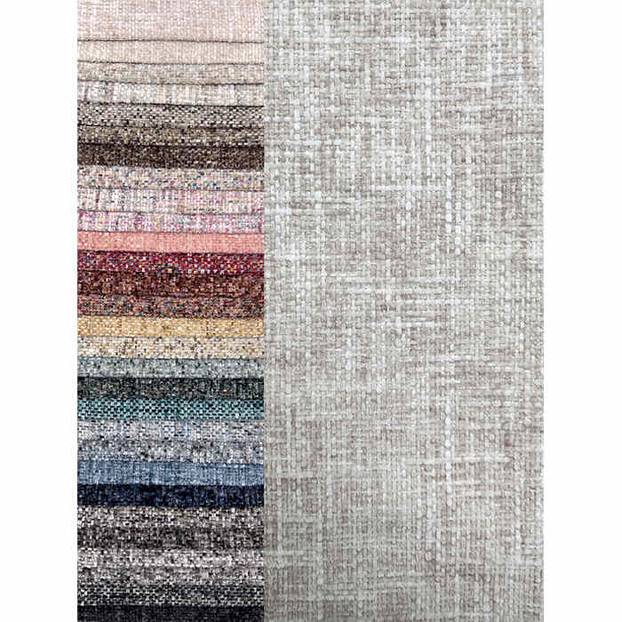 100% Polyester Jacquard Upholstery Sofa Fabric Microfiber Luxury Modern Design Chenille Fabric for Living Room Furniture