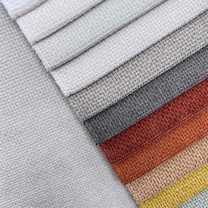 100% Polyester Jacquard Tufted Cloth Fabric Woven Upholstery Chenille Sofa Fabric Manufacturer