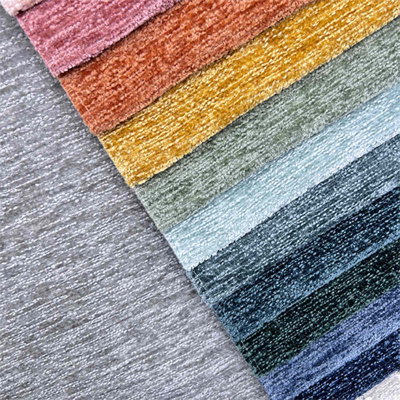Custom Waterproof Jacquard Woven Furniture Sofa Fabric Upholstery Chenille Fabric for Sofa