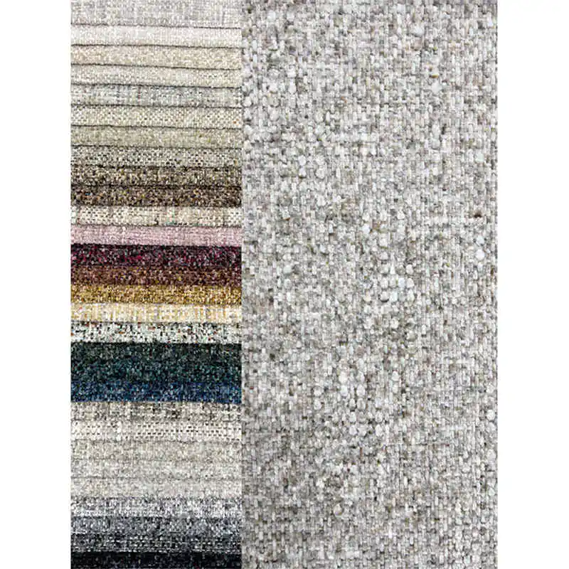 Hot Selling Style Polyester Modern Living Room Sofa Chenille Fabric Upholstery