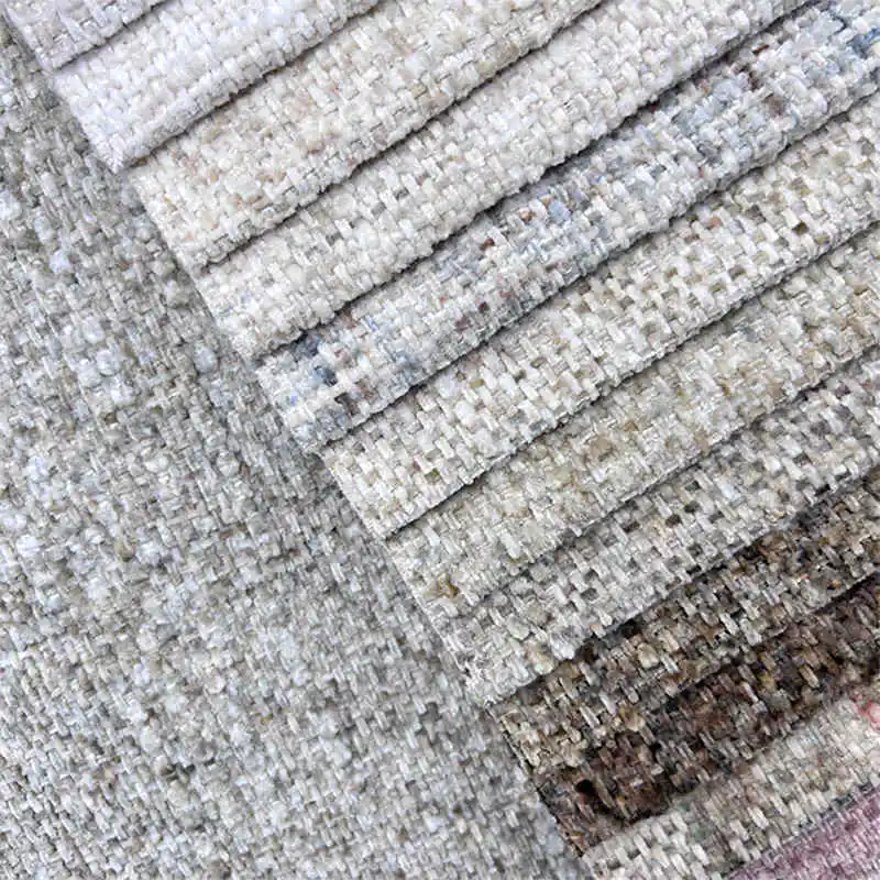 Hot Selling Style Polyester Modern Living Room Sofa Chenille Fabric Upholstery
