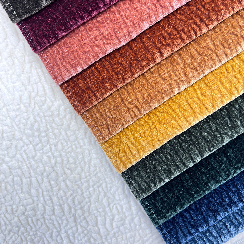 Manufacturer Custom Knitted Polyester Chenille Home Textile Damask Fabric Chenille
