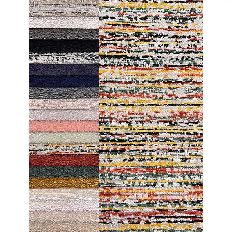 Turkish Style AB Design Chenille Woven Fabric for Sofa and Home Furniture