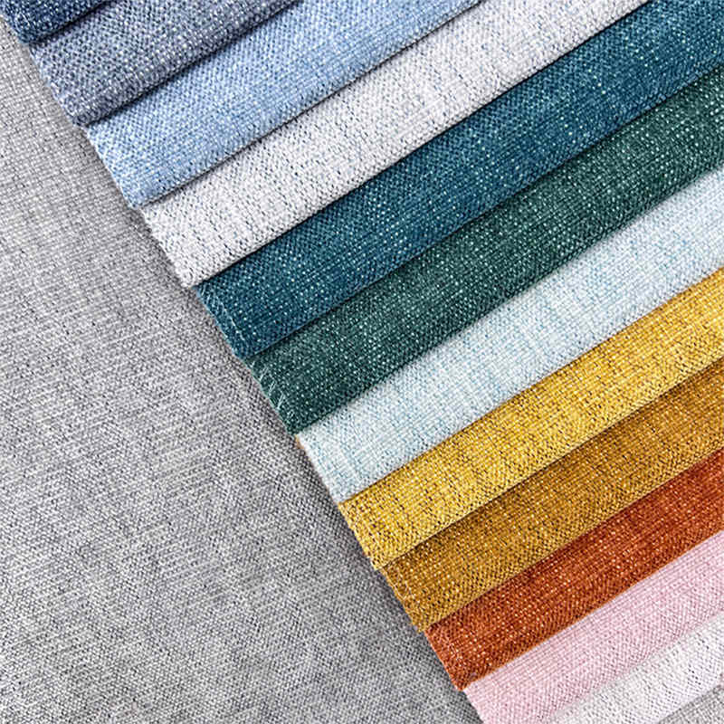 Free Sample China 100% Polyester Upholstery Fabric Jacquard Chenille Sofa Fabric for Furniture Textile