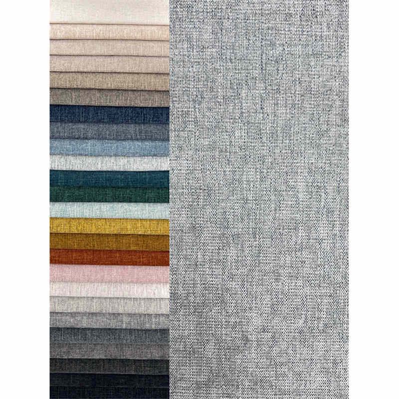 Free Sample China 100% Polyester Upholstery Fabric Jacquard Chenille Sofa Fabric for Furniture Textile