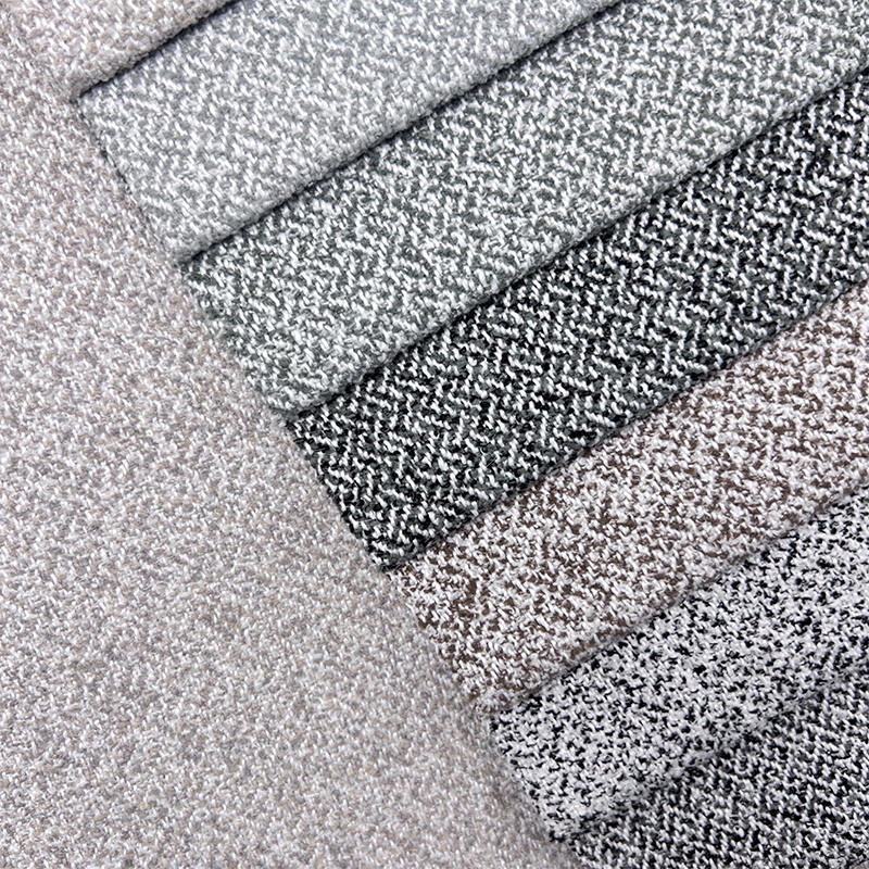 Fabrics and Raw Material for Making Sofa 100% Polyester Knit Fabric Sofa Set Furniture