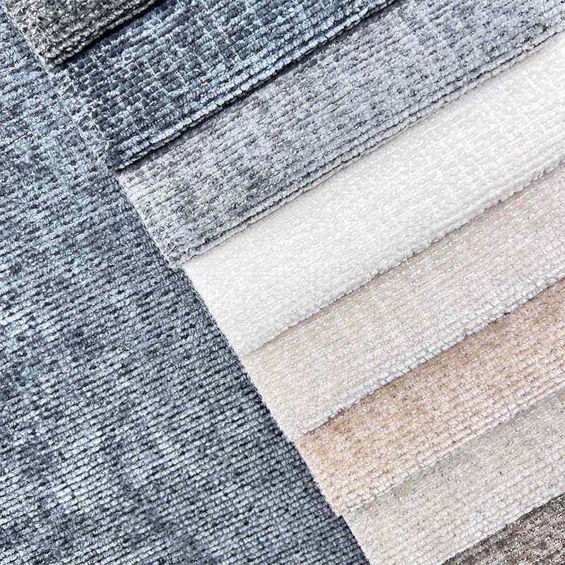 New Elegant Design Fabrics for Price Upholstery 100% Polyester Chenille Sofa Fabric
