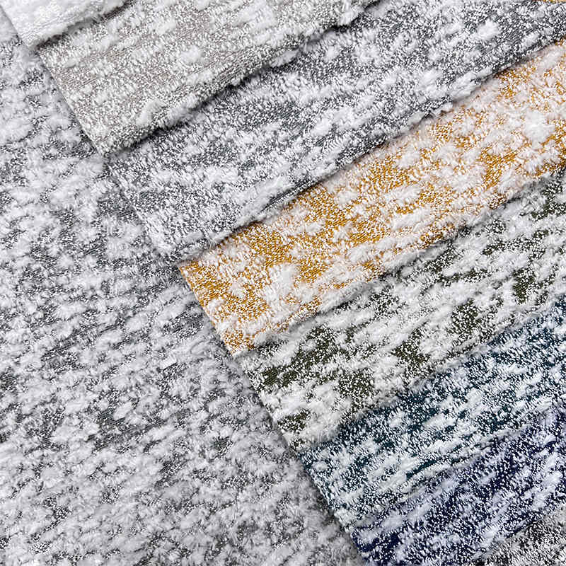 Heavy Weight Soft Chenille Yarn Woven Upholstery Fabric Designer Style Home Decor Fabric