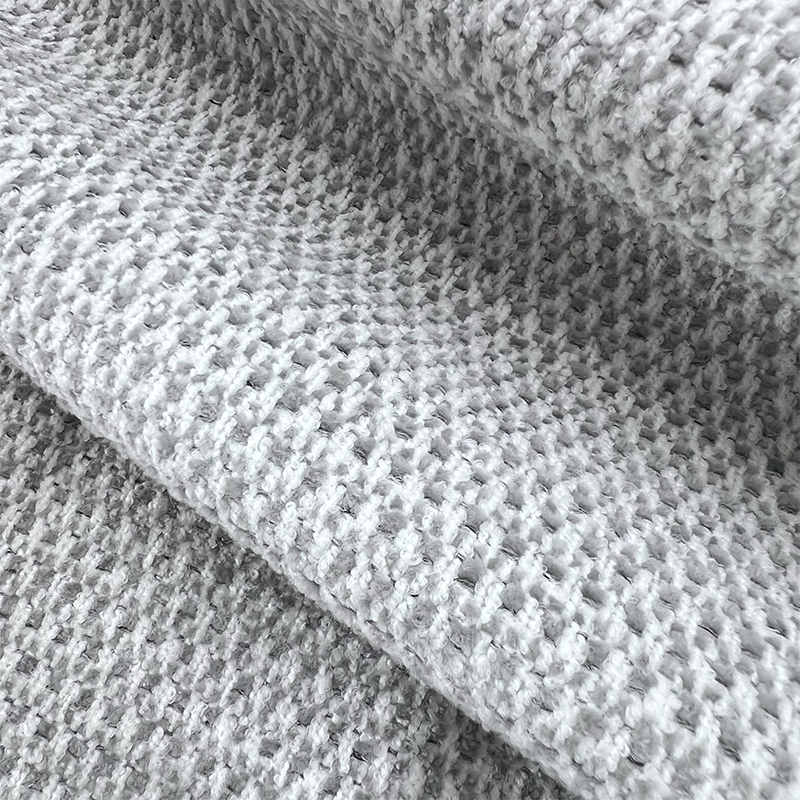 Factory Wholesale Price Chenille Couch Fabric Sectional Luxurious White Sofa Living Room Fabric