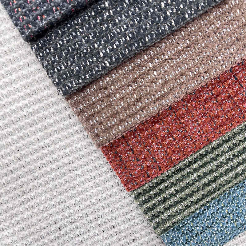Classic Design Microfiber Chenille Shaggy Fabric Soft Washable Modern Design Fabric Sofa