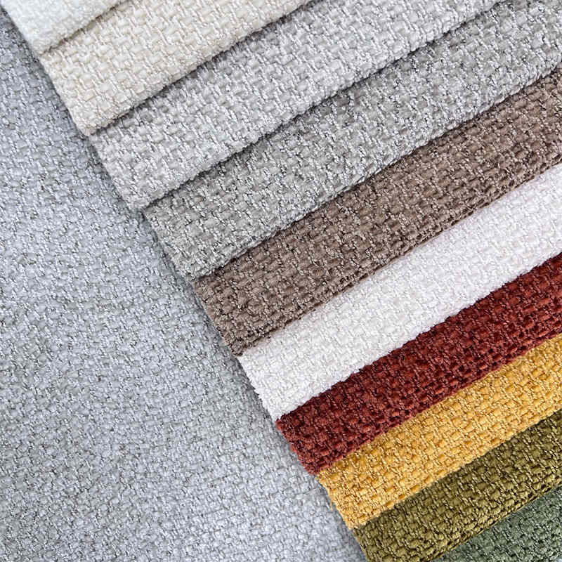 Luxurious Armchair Fabric Loop Chenille Fabric for Upholstery Living Room Furniture