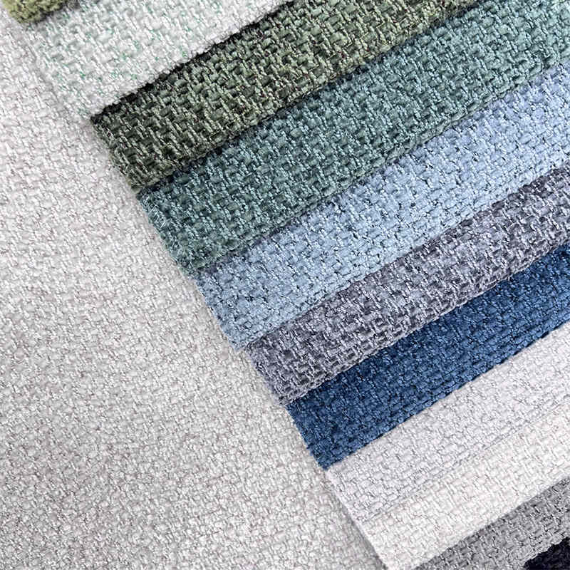 Luxurious Armchair Fabric Loop Chenille Fabric for Upholstery Living Room Furniture