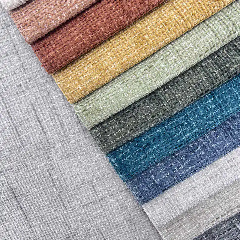 OEM Manufacturer Polyester Sofa Material Water Resistant Fabric Furniture Sofa Fabric Chenille