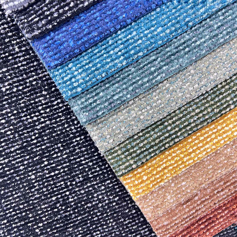 Good Quality Ultra-soft Texture Polyester Sofa Cover Fabric Chenille Curtain Fabric