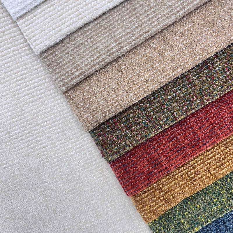 High Quality Materials Polyester Lining Sofa Fabric Upholstery Chenille Fabric for Sofas