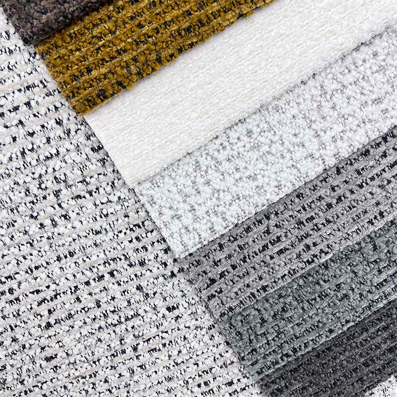 High-end Nonwoven Soft Fabric Polyester Chenille Fabric for Home Textile Sofa Mattress