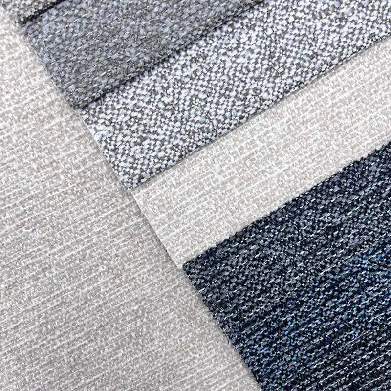 Classic Upholstery Waterproof Furniture Fabrics Microfiber Chenille Shaggy Fabric