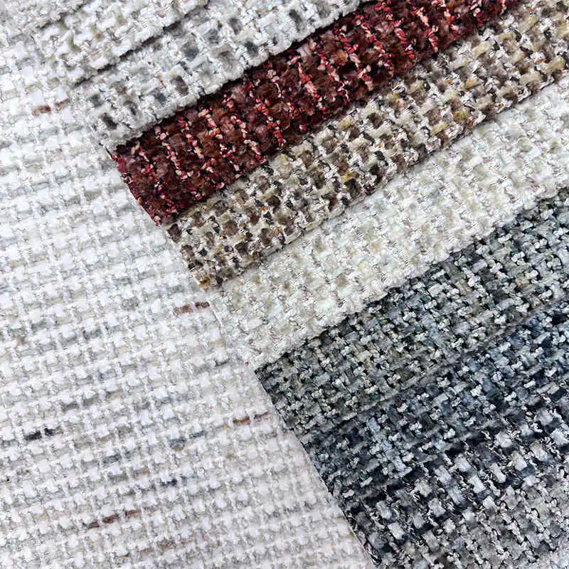 Wholesale Polyester Fabric Sofa Upholstery Chenille Fabric for Furniture High Quality