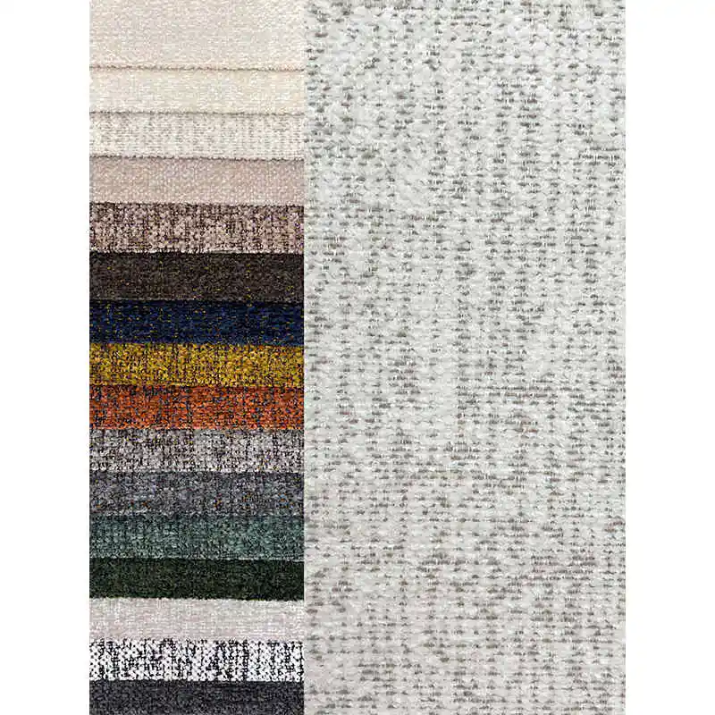Sofa Cover Material Luxury Textile Fabrics 100% Polyester Chenille Upholstery Fabric for Sofa