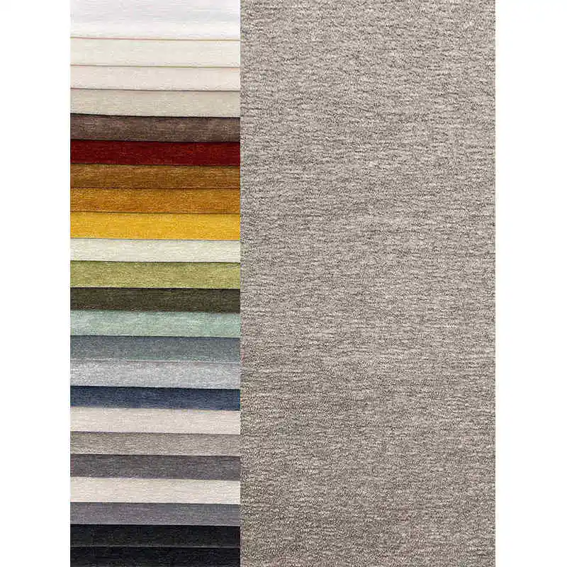 Wholesale Furniture Dyed Fabrics Woven 100% Polyester Chenille Upholstery Fabric
