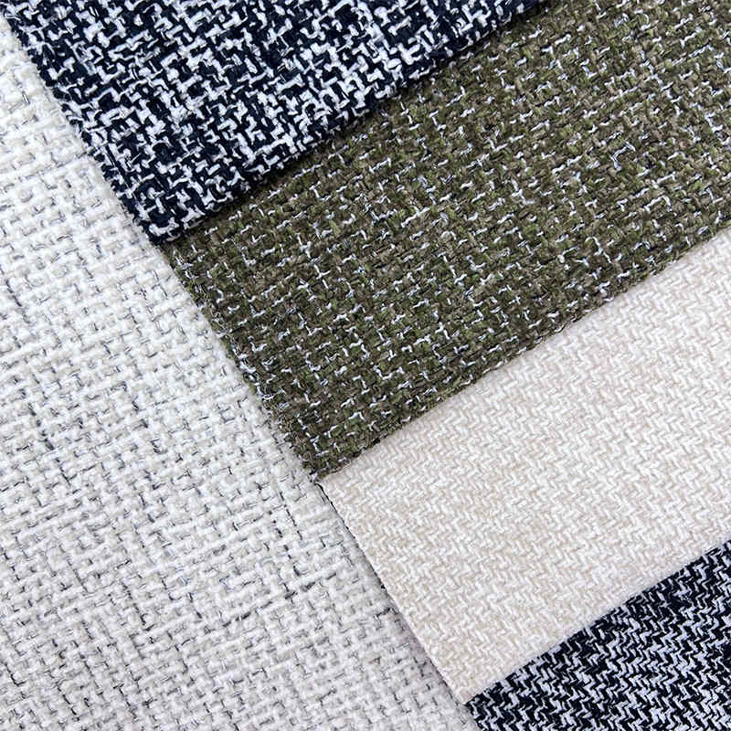 High Durability Luxurious Soft Sofa Raw Material Fabrics Chenille Jacquard Fabrics