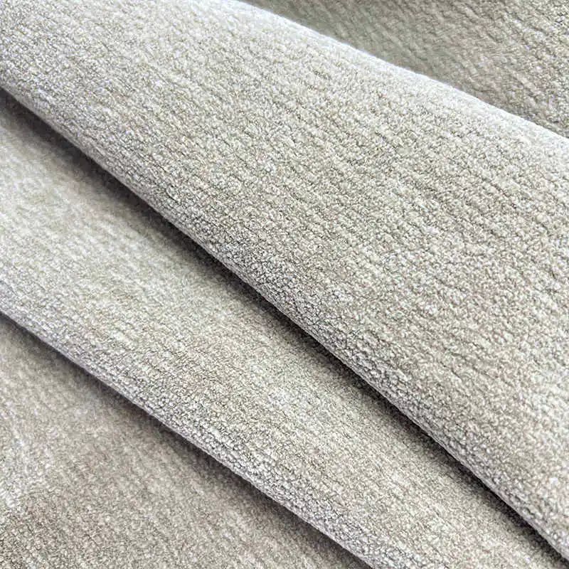 Wholesale Furniture Dyed Fabrics Woven 100% Polyester Chenille Upholstery Fabric
