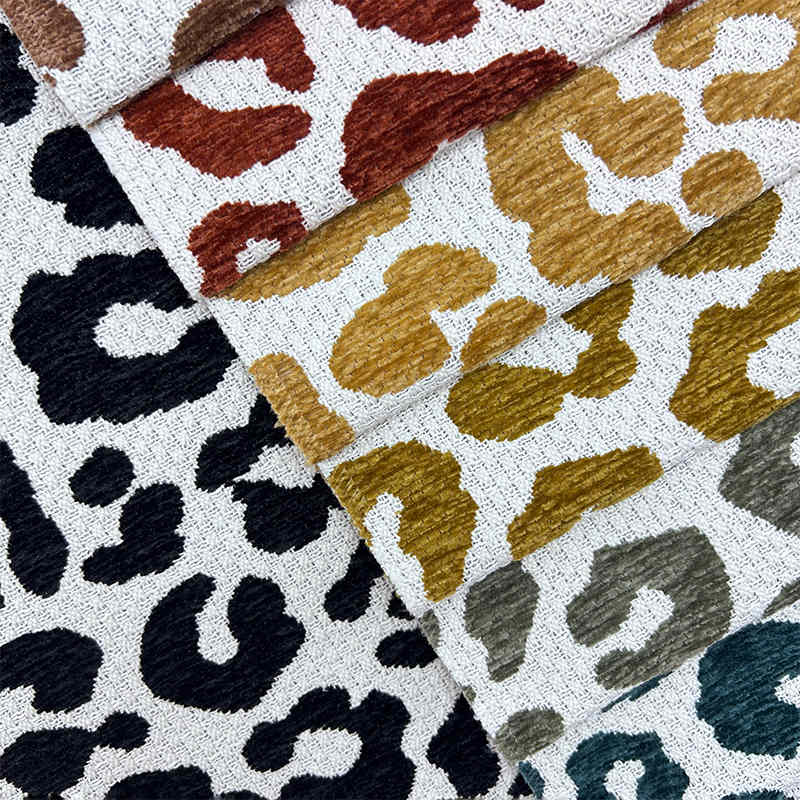 Premium Fiber Polyester Fabric Printed Microfiber Chenille Fabric for Furniture Waterproof