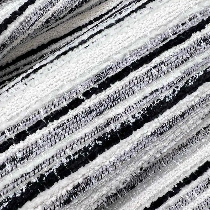 Luxury Armchair Woven Fabric 100% Polyester Chenille Sofa Fabric for Furniture Textile Luxury