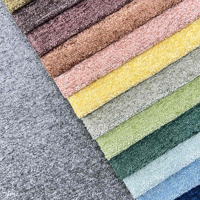 Popular Selling Upholstery Material Polyester Fabric Dyes Chenille Sofa Fabric Ready Goods
