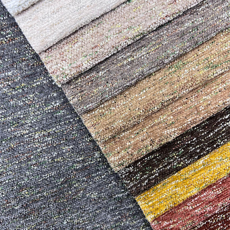 Sofa Fabric Textile Raw Materials Polyester Organic Linen Sofa Fabric for Indoor Deco