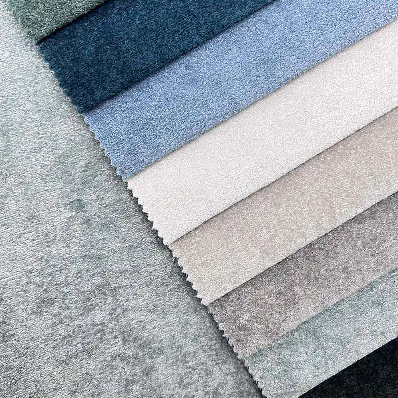 Smooth Textured Velvet Sofa Fabrics Suitable for All Styles of Furniture Design