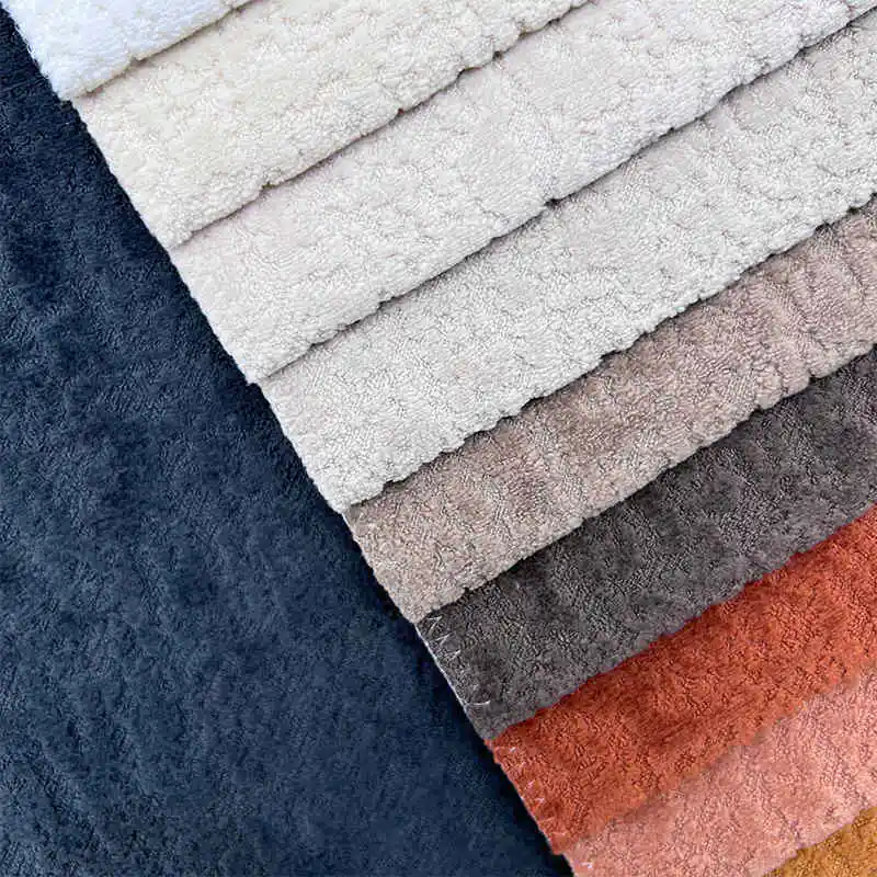 Quality Wholesale Velvet Sofa Fabric Custom Luxury Velvet Upholstery Fabric for Hometextile Furniture